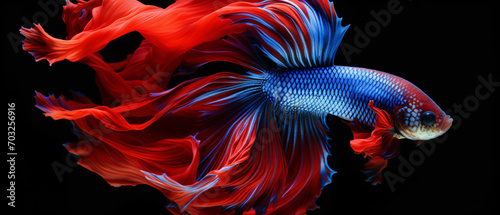 Capture the moving moment of Betta fish