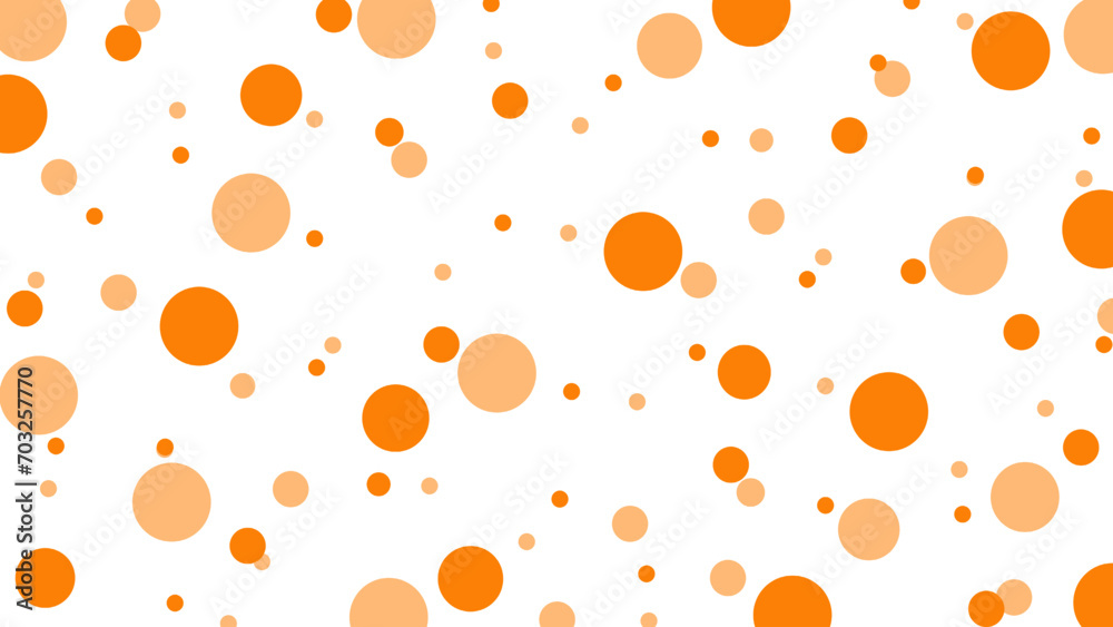 Seamless pattern with orange dots Seamless pattern with orange dots
