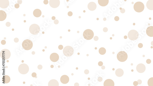 Seamless pattern with brown dots