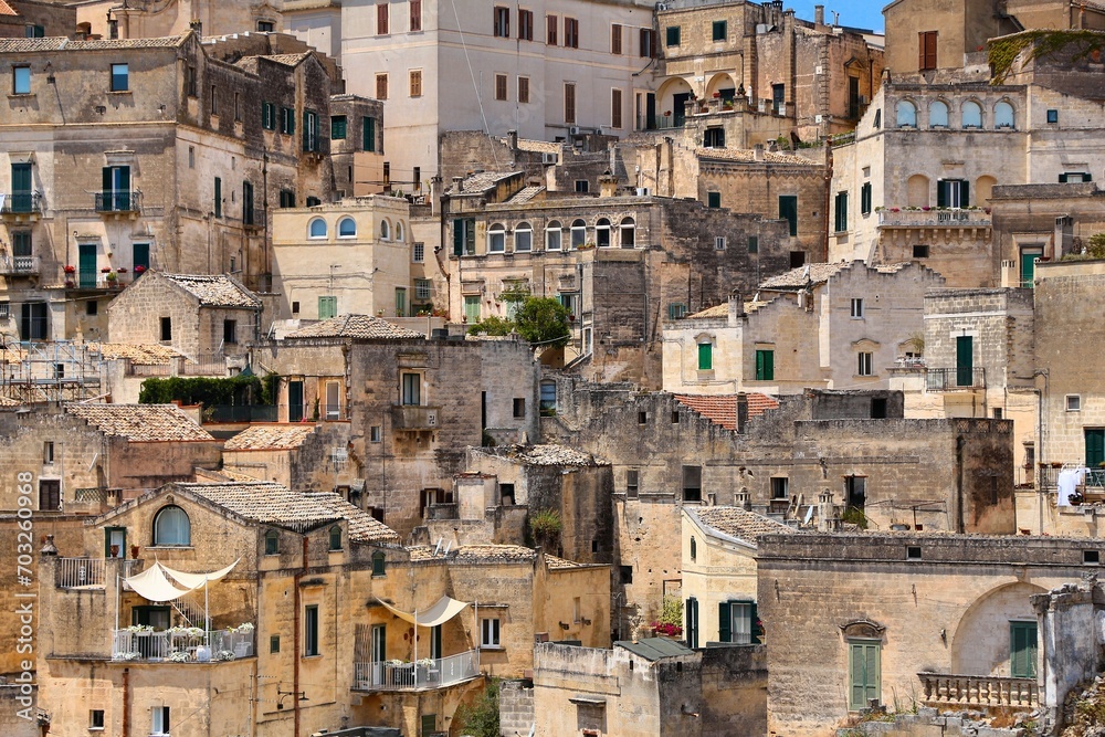 Italian town - Matera in Basilicata region