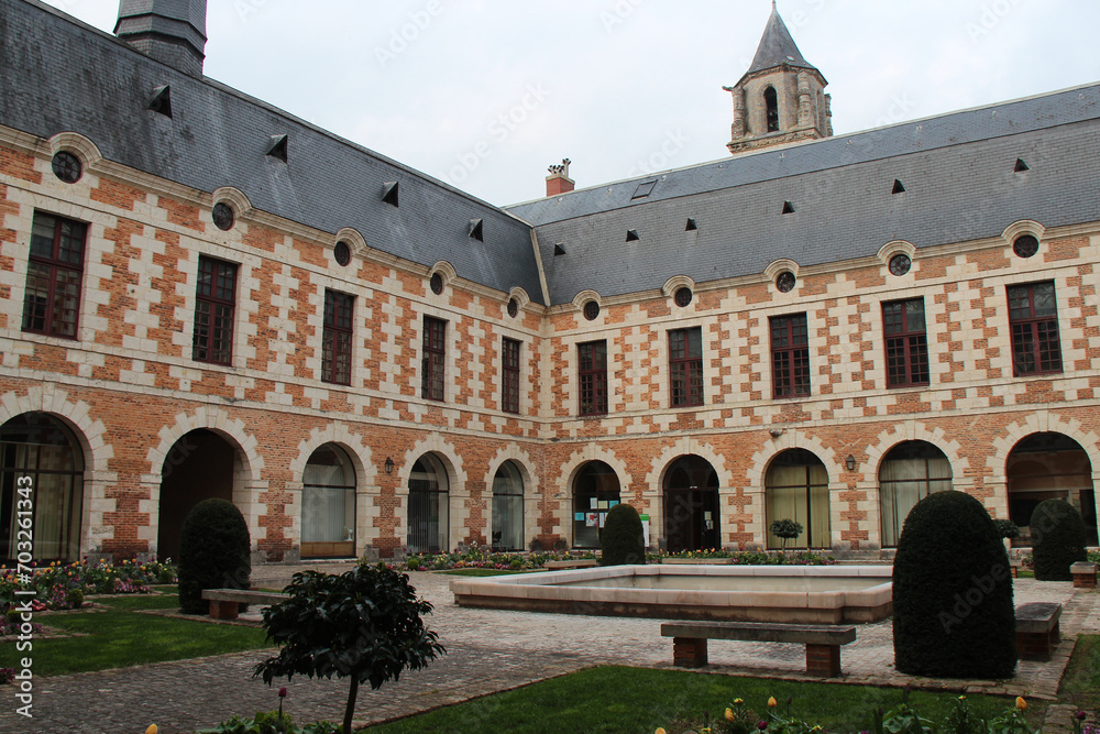 town hall in vendôme in france