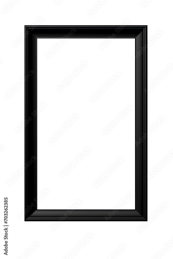 modern black frame isolated on transparent background modern black frame isolated on transparent background