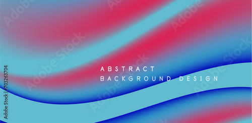 Abstract vector backdrop with fluid, geometric elements. Harmonious blend of form and color, evoking dynamic and captivating visual landscape for wallpaper, banner, background, landing page