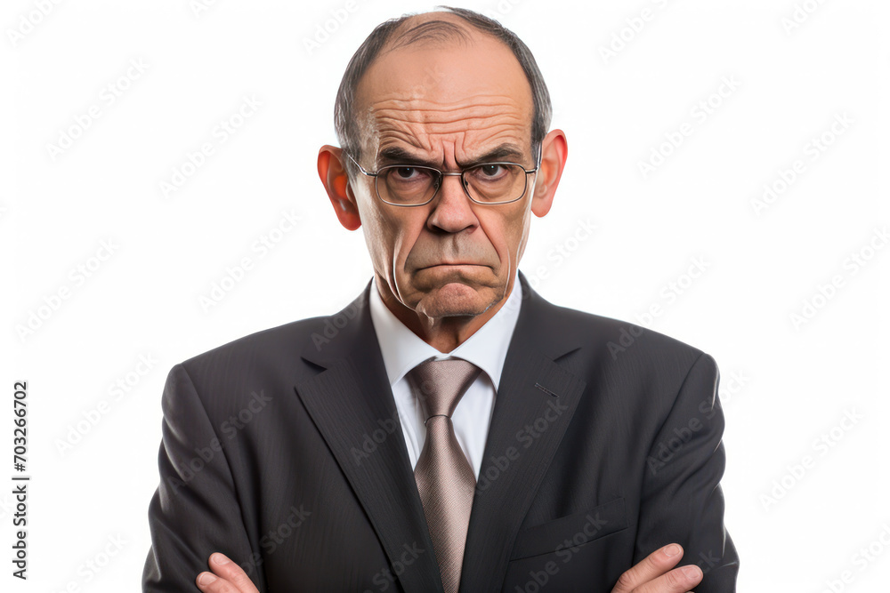 portrait of a vexed businessman portrait of a vexed businessman