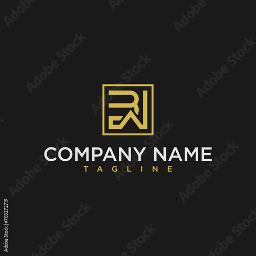 bw o wb luxury initial square logo design inspiration