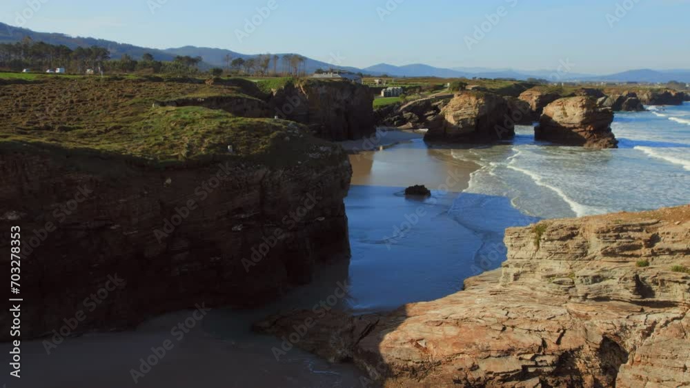Praia das Catedrais or Beach of Cathedrals. Spain Praia das Catedrais or Beach of Cathedrals. Spain