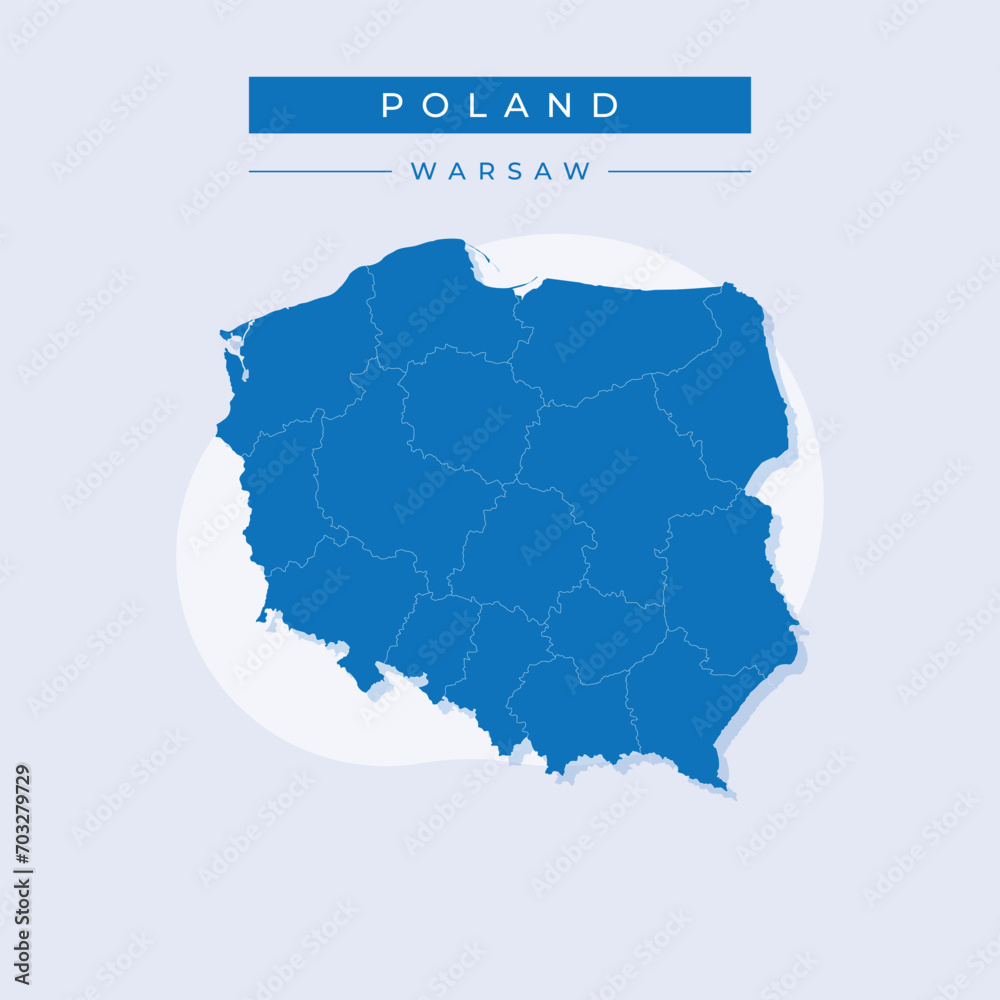 Vector illustration vector of Poland map Poland Vector illustration vector of Poland map Poland