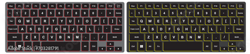 vector black pc keyboard, keyboard is very useful tool for personal computer, it is necessary to write words