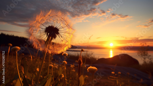 Dandelion To Sunset Freedom to Wish