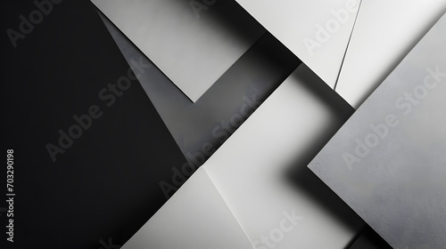 Gray black white paper texture flat solid minimalist geometric pattern abstract background wallpaper