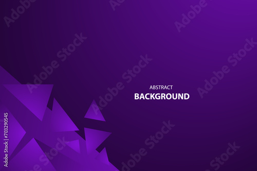 Purple triangle shape vector background for corporate concept, template, poster, brochure, website, flyer design. Vector illustration