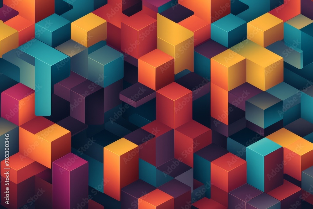 Step into a world of optical illusions with a mesmerizing geometric pattern background, playing with shapes, Generative AI Step into a world of optical illusions with a mesmerizing geometric pattern background, playing with shapes, Generative AI