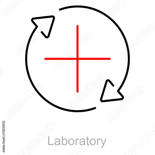 Recover and backup icon concept