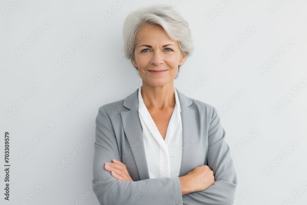 Experienced Business Leader with Confident Smile Experienced Business Leader with Confident Smile