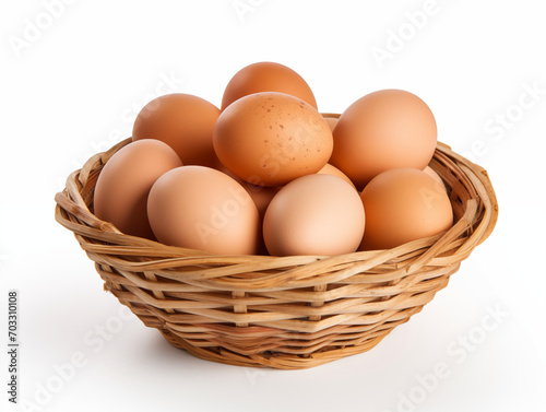 Wallpaper Mural eggs in a basket Torontodigital.ca