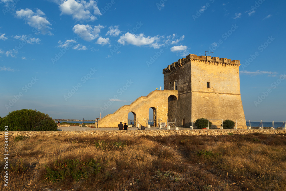 Torre di San Tommaso a Torre Lapillo in Puglia Salento