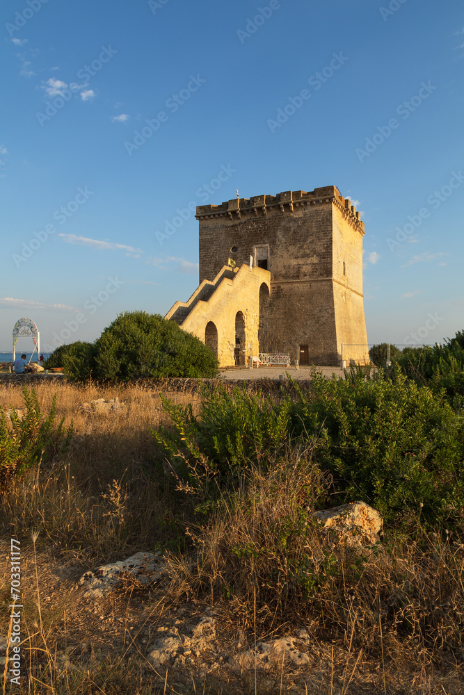 Torre di San Tommaso a Torre Lapillo in Puglia Salento Torre di San Tommaso a Torre Lapillo in Puglia Salento