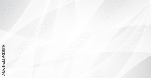 Abstract Modern Frame Background With White Wave Lines. Technology Backdrop. Vector photo
