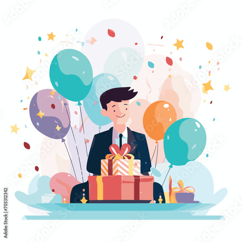 gift, vector, present, illustration, 3d, surprise, box, ribbon, background, bow, birthday, realistic, holiday, package, render, prize, icon, set, anniversary, sale, happy, isolated, object, offer, par