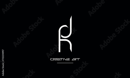 DH, HD, D, H abstract letters logo monogram