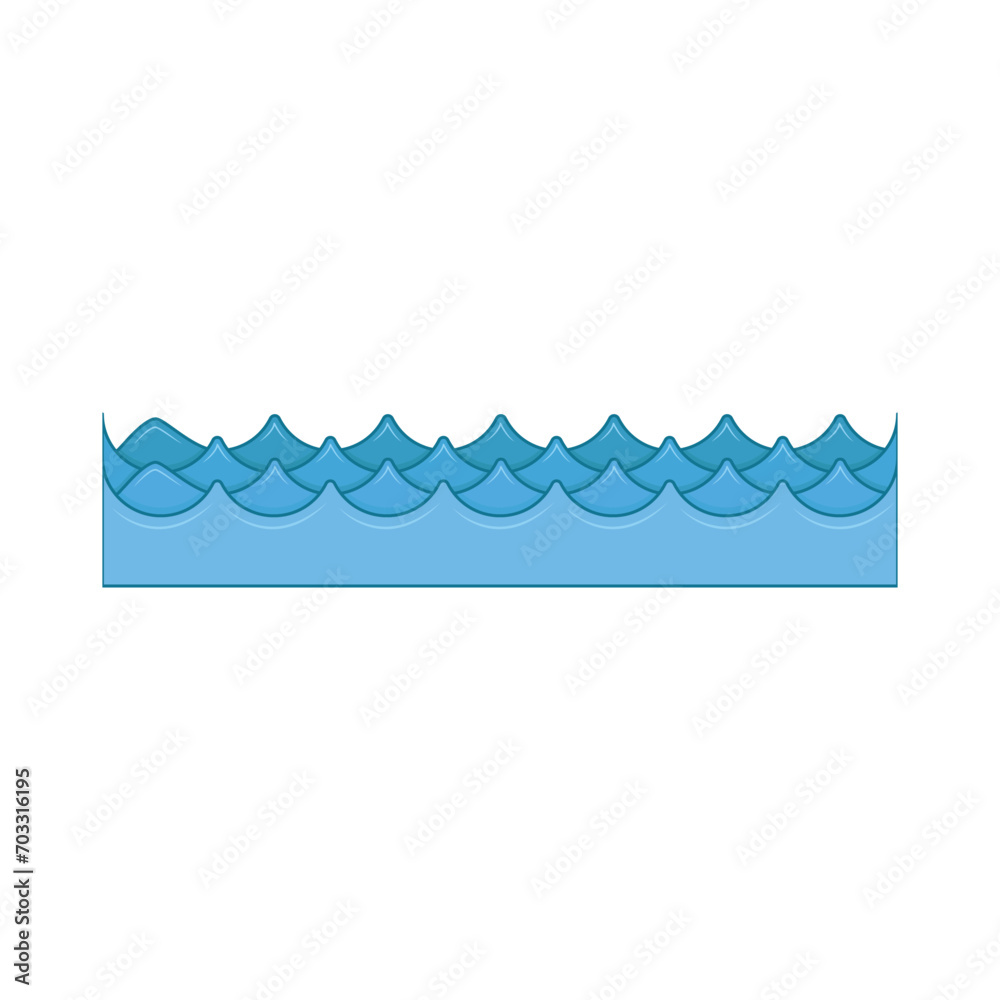 Obraz premium illustration of wave