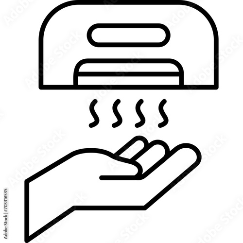 Hand Dryer Icon