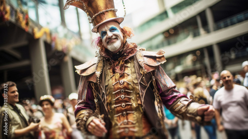 Mardi Gras Carnival King. Shrove Tuesday, Fat Tuesday concept