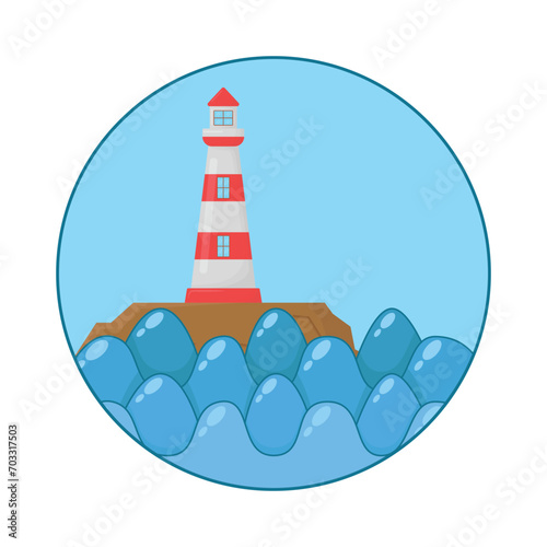 illustration of lighthouse 