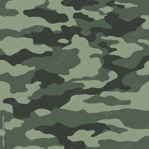Contemporary Urban Camouflage Vector Military Textile Print, Abstract Army Style Modern Fabric Template seamless pattern photo