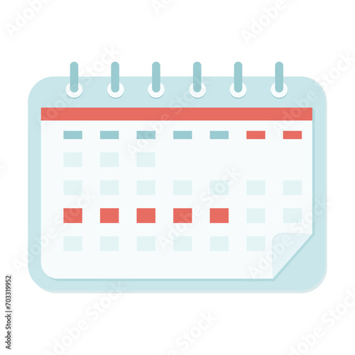Monthly days for a girl, a calendar of the menstrual cycle. Calendar of the female period, checking ovulation. The concept of monthly menstruation. A modern flat style of the menstrual cycle.