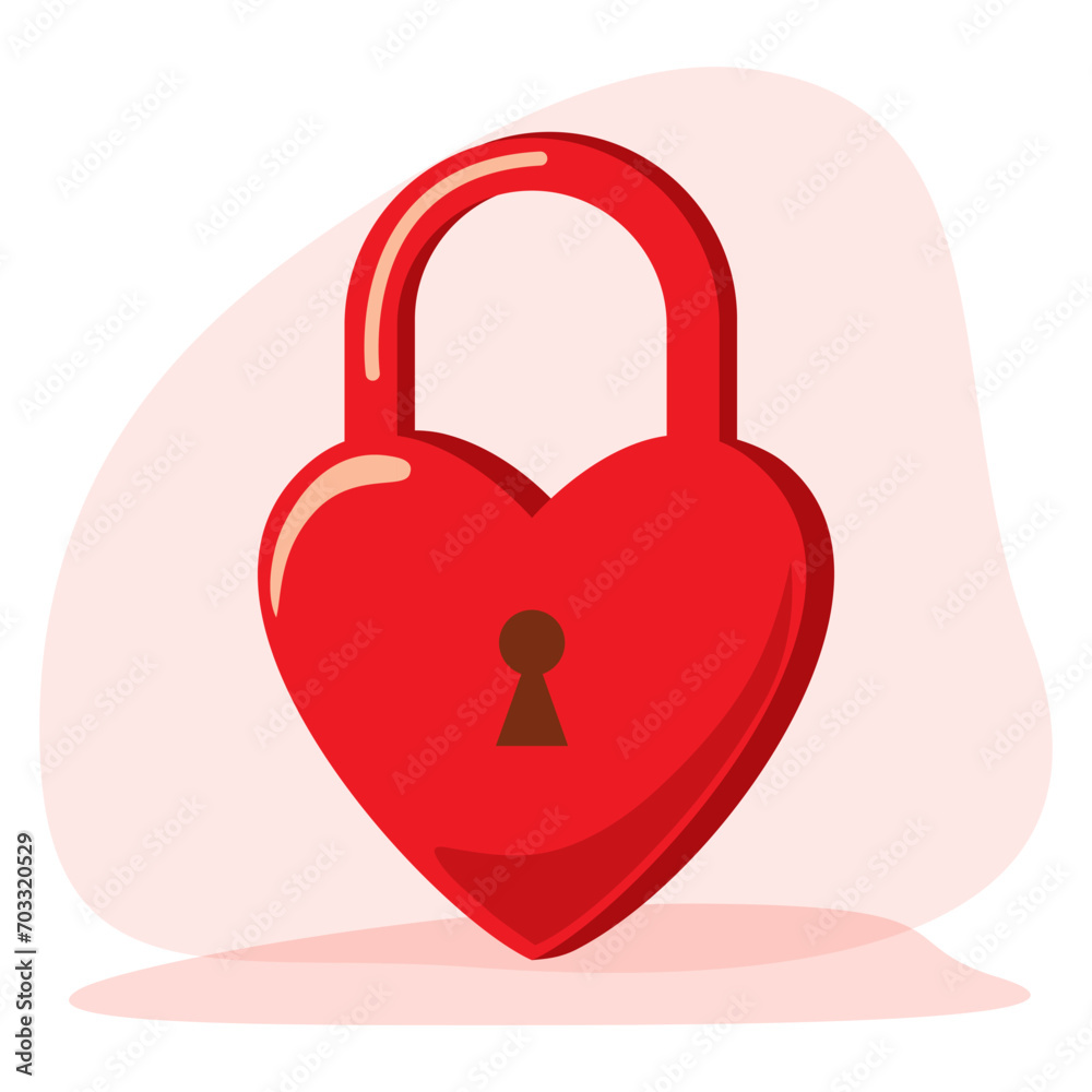Clip art of heart love padlock on isolated background. Romantic design for Valentine’s day, mother’s day, wedding day celebration, greeting cards, invitations, scrapbooking ,textile, paper crafts. Clip art of heart love padlock on isolated background. Romantic design for Valentine’s day, mother’s day, wedding day celebration, greeting cards, invitations, scrapbooking ,textile, paper crafts.