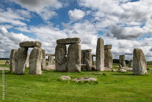 Mystic Stone Formation Of Stonehenge Near Salisbury In The United Kingdom