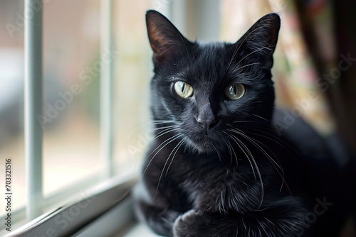 Wallpaper Mural Portrait of a black cat. Torontodigital.ca
