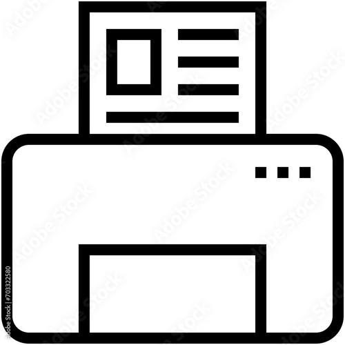 Printer Vector Icon