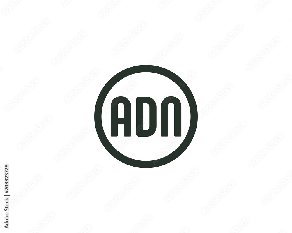 ADN Logo design vector template ADN Logo design vector template