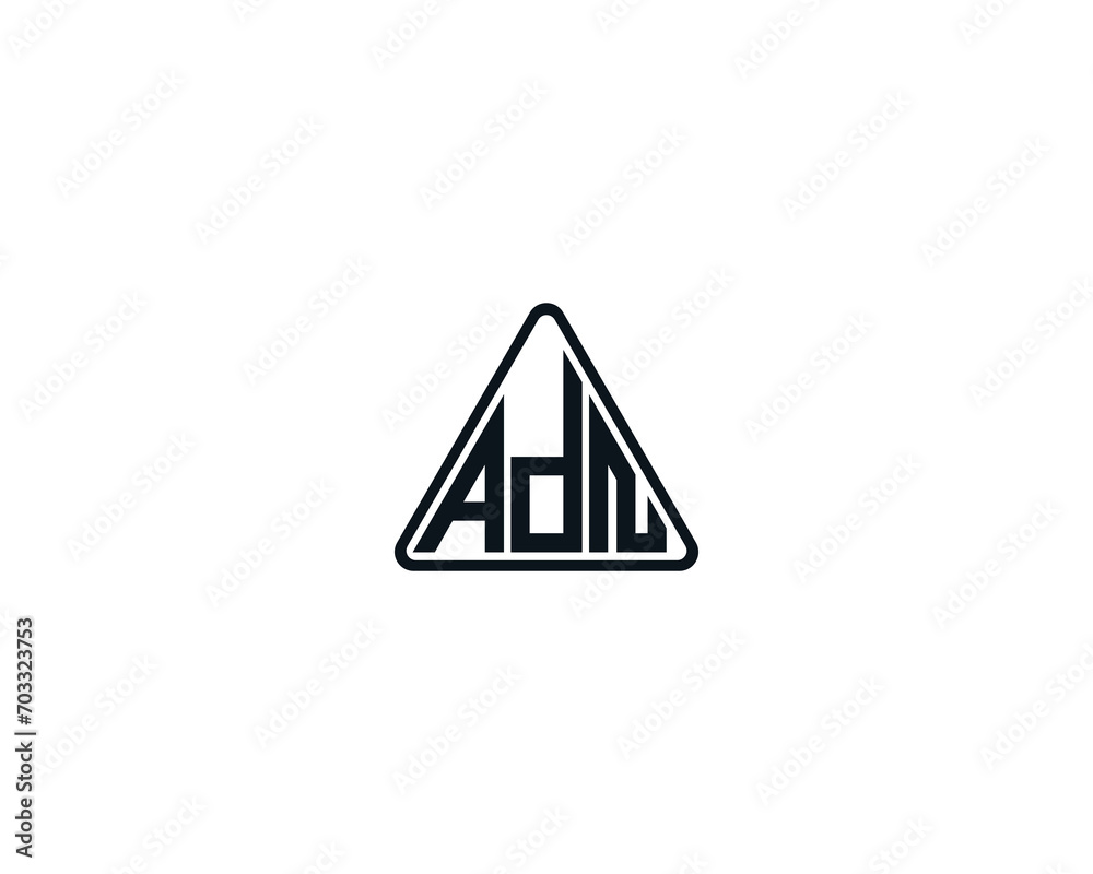 ADN Logo design vector template ADN Logo design vector template