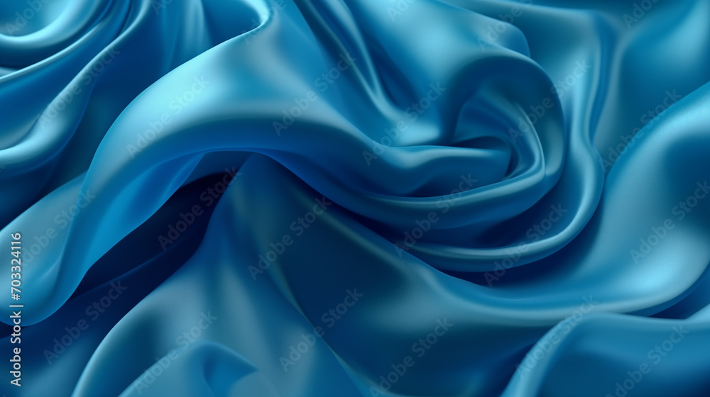 Texture détaillée de drap de soie ondulé bleu. Satin velouté pour matière drapeau.
Texture détaillée de drap de soie ondulé bleu. Satin velouté pour matière drapeau.