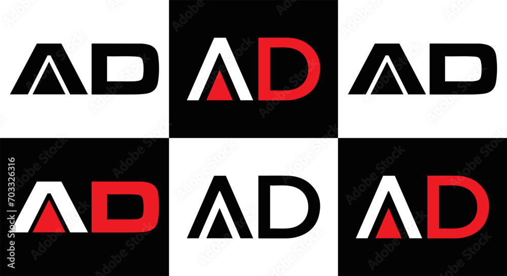 AD logo. AD set , A D design. White AD letter. AD, A D letter logo design. Initial letter AD letter logo set, linked circle uppercase monogram logo. A D letter logo vector design.
AD logo. AD set , A D design. White AD letter. AD, A D letter logo design. Initial letter AD letter logo set, linked circle uppercase monogram logo. A D letter logo vector design.