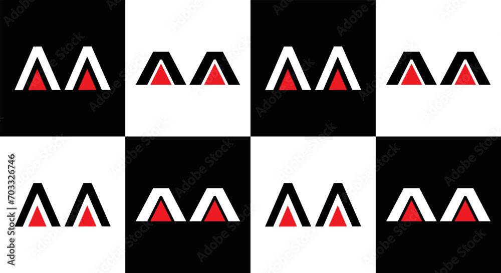 AA logo. AA set , A A design. White AA letter. AA, A A letter logo design. Initial letter AA letter logo set, linked circle uppercase monogram logo. A A letter logo vector design.
AA logo. AA set , A A design. White AA letter. AA, A A letter logo design. Initial letter AA letter logo set, linked circle uppercase monogram logo. A A letter logo vector design.