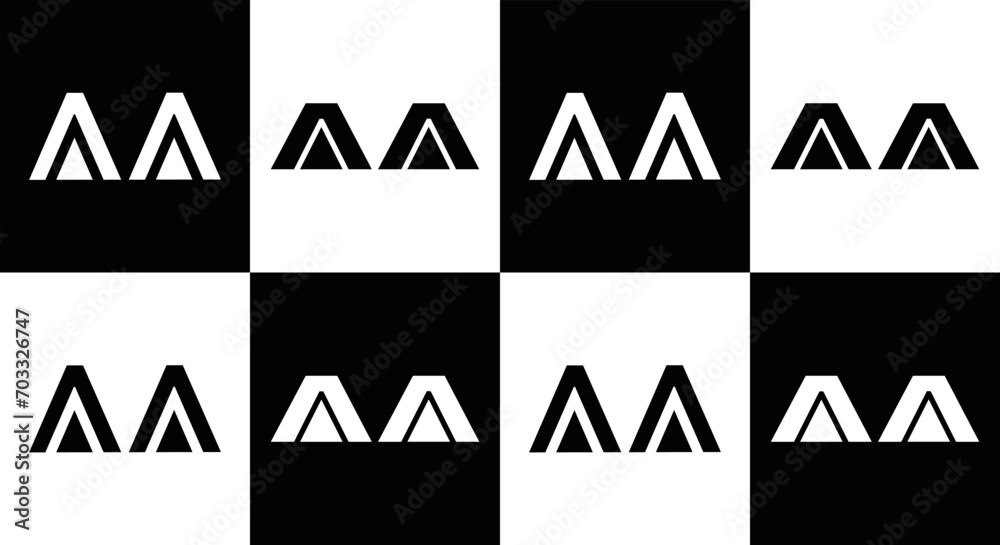 AA logo. AA set , A A design. White AA letter. AA, A A letter logo design. Initial letter AA letter logo set, linked circle uppercase monogram logo. A A letter logo vector design.
AA logo. AA set , A A design. White AA letter. AA, A A letter logo design. Initial letter AA letter logo set, linked circle uppercase monogram logo. A A letter logo vector design.