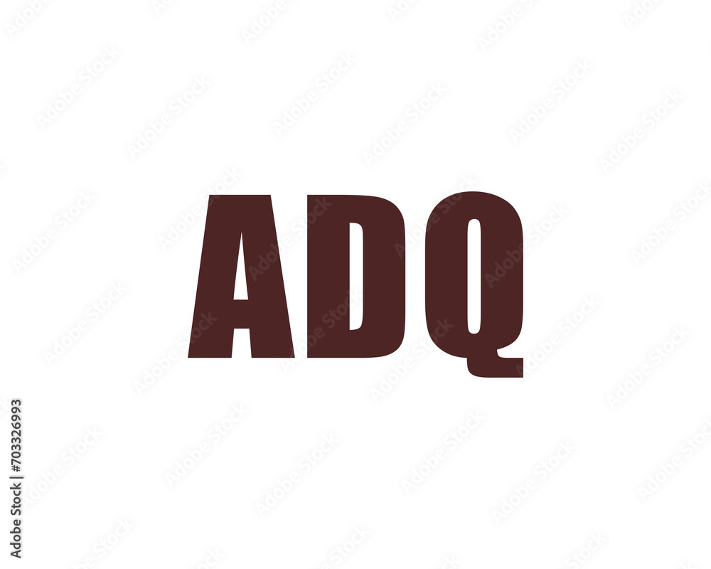 ADQ logo design vector template ADQ logo design vector template