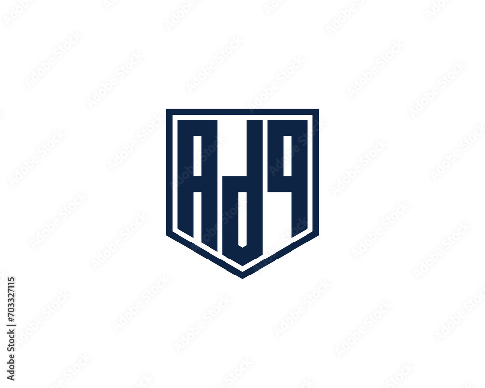 ADQ logo design vector template ADQ logo design vector template