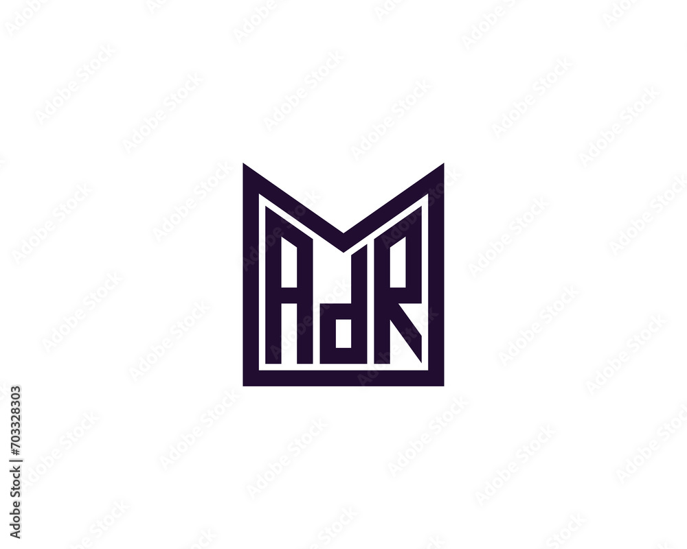 ADR logo design vector template ADR logo design vector template