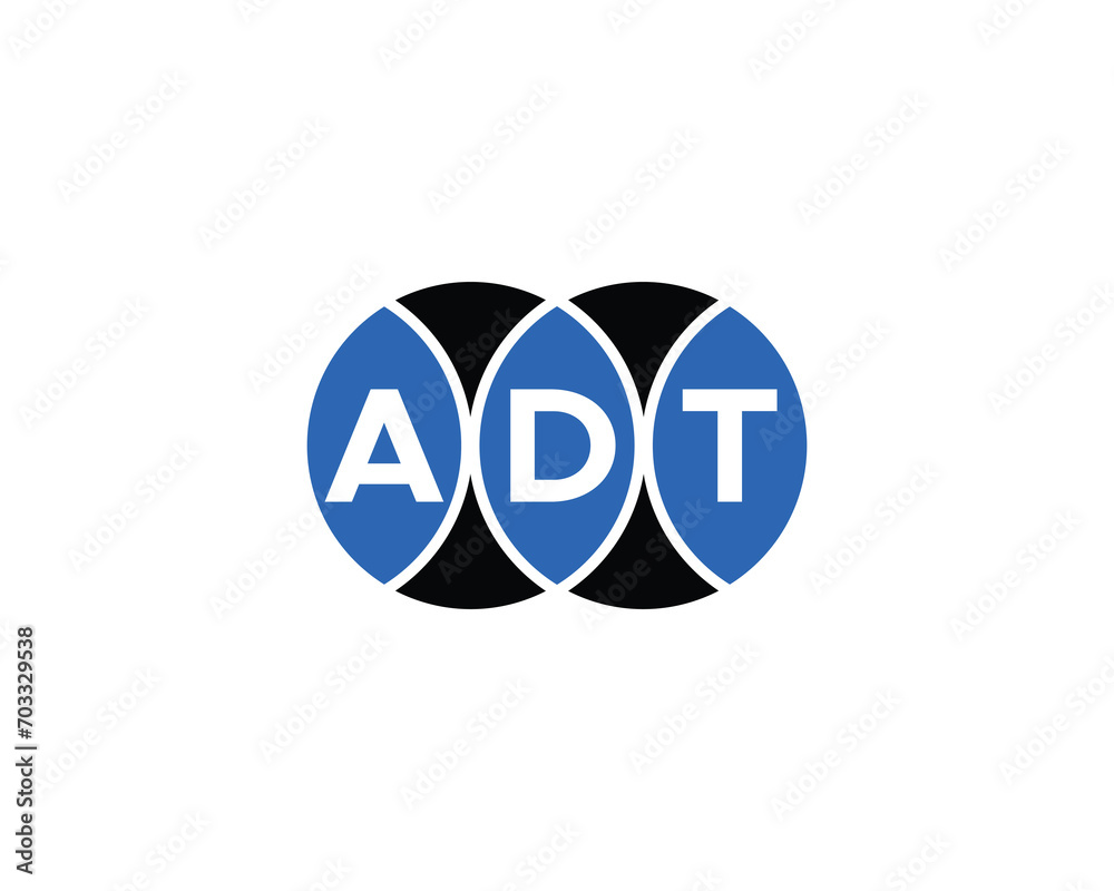 ADT logo design vector template ADT logo design vector template