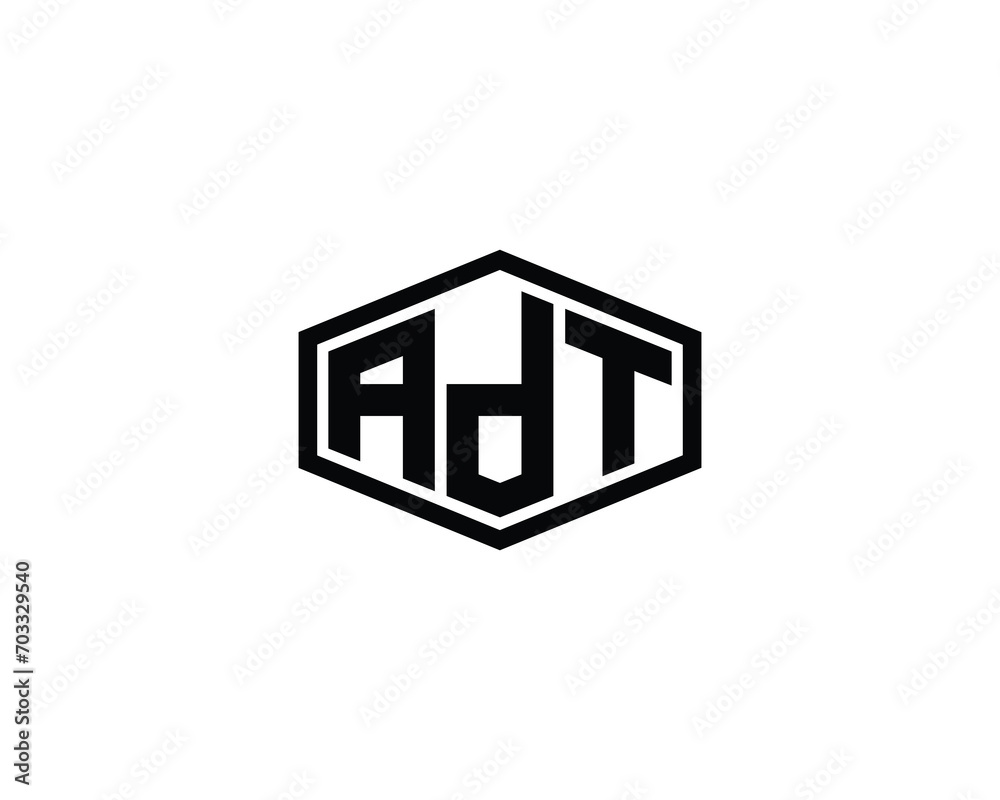 ADT logo design vector template ADT logo design vector template