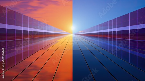 Images might depict efficiency-enhancing technologies or comparative visuals showing improved solar cell efficiency