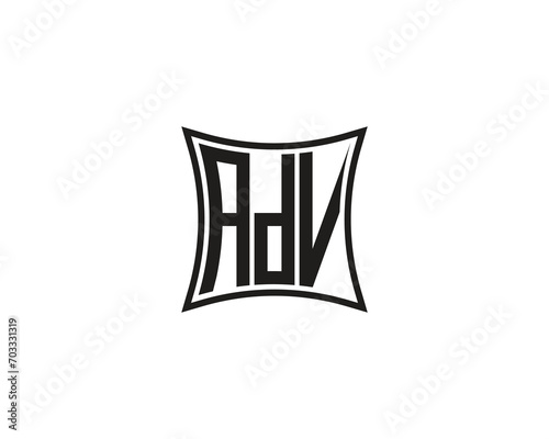 ADV Logo design vector template