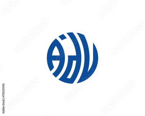 ADV Logo design vector template