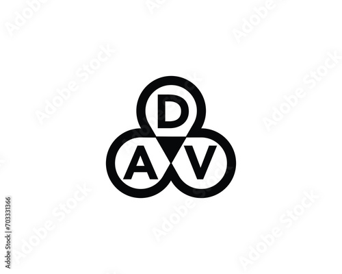 ADV Logo design vector template