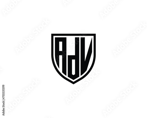 ADV Logo design vector template